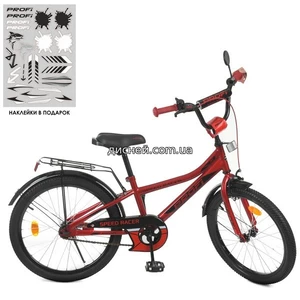 Велосипед детский PROF1 20д. Y20311 Speed racer, красный